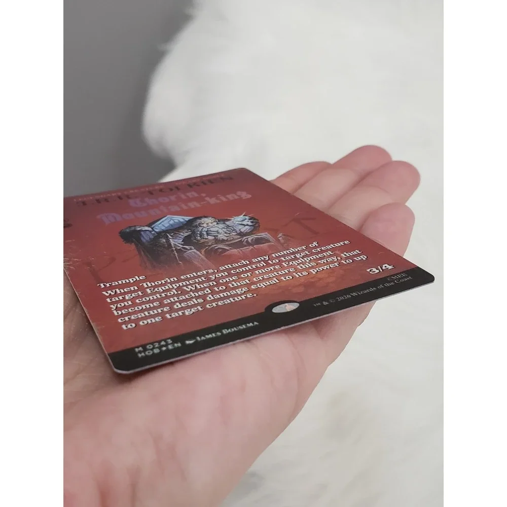 MTG Magic Thorin, Mountain-King HOB English Full Art Foil NM